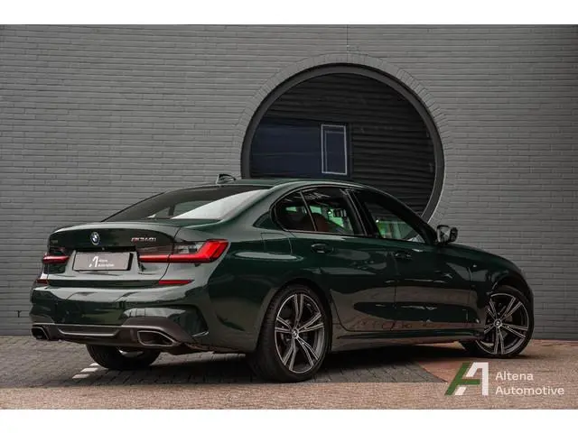 BMW 3-serie M340i xDrive High Executive british racing green, BTW