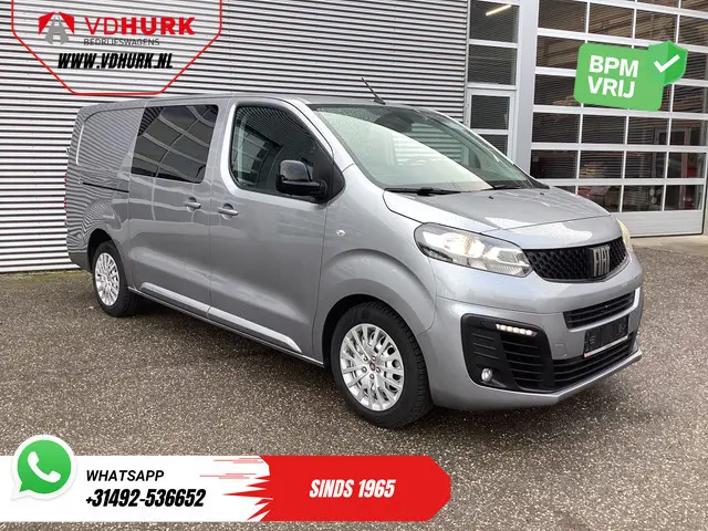 Fiat Scudo 2.0 MJ 145 pk DC Dubbel Cabine 6 Pers./ Camera/ Cruise/ PDC/ DAB/ Airco