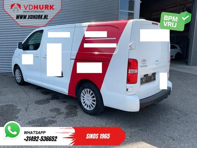 Toyota ProAce Worker 2.0 125 pk L3 2x Schuifdeur/ Inrichting/ Airco/ Cruise/ PDC