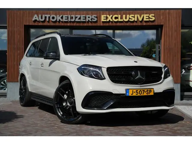 Mercedes-Benz GLS AMG 63 4MATIC Panoramadak 7 persoons Adapt. Cruise Entertainment Stoelvent. Carbon