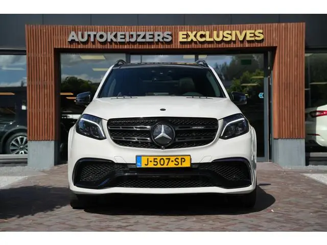 Mercedes-Benz GLS AMG 63 4MATIC Panoramadak 7 persoons Adapt. Cruise Entertainment Stoelvent. Carbon