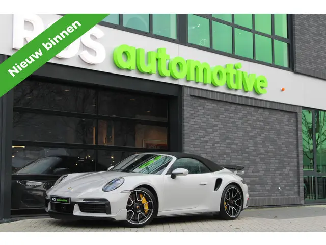 Porsche 911 Cabrio 3.8 Turbo S | NAP | SPORT DESIGN | LIFT | €390.751 NP | BURMESTER | 360 | KEYLESS...