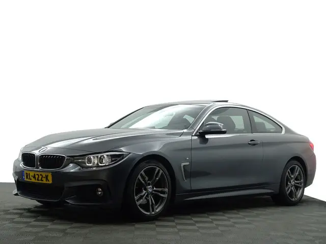 BMW 4-serie Coupé 418i M Sport High Executive Aut- Dealer Onderhouden, Schuifdak, Xenon Led, Standka...
