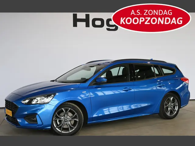 Ford Focus Wagon 1.0 EcoBoost 126pk ST Line Business Navigatie 1e Eigenaar Airco LED Cruise control Goed Onderhouden Inruil Mogelijk!