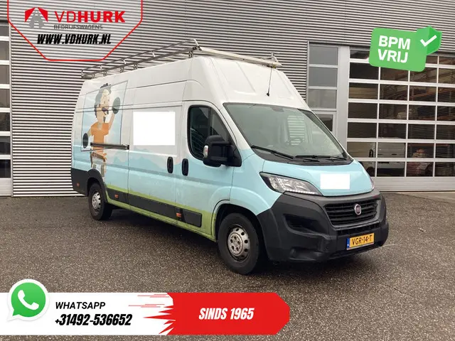 Fiat Ducato 35 2.3 180 pk MJ L4H3 Glasresteel/ 3T trekverm./ Imperiaal + Ladder/ Navi/ Camera/ PDC/...