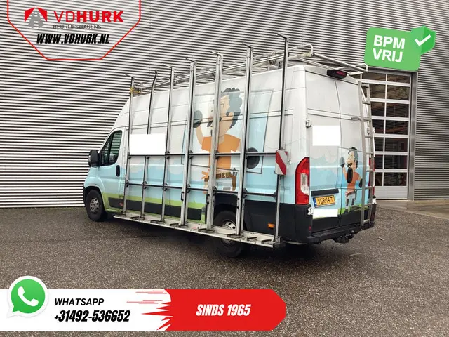 Fiat Ducato 35 2.3 180 pk MJ L4H3 Glasresteel/ 3T trekverm./ Imperiaal + Ladder/ Navi/ Camera/ PDC/...