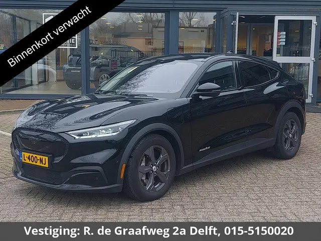 Ford Mustang Mach-E Black Edition RWD 75 kWh | SOH 93% | Bang&Olufsen Audio | 360° camera | Stuur-/S...
