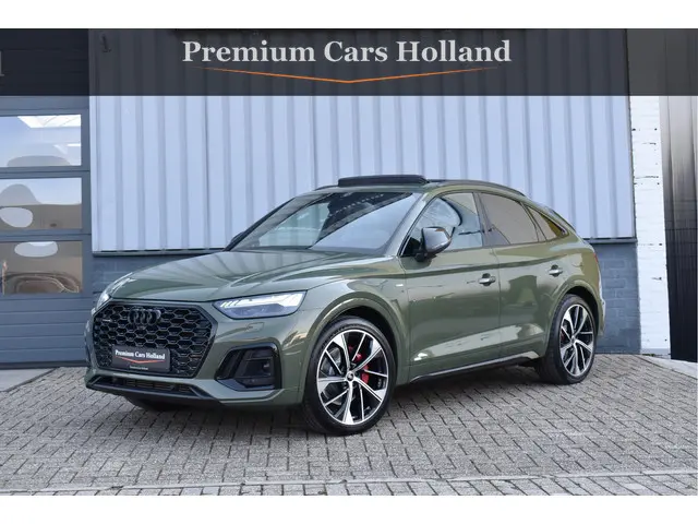 Audi Q5 Sportback 55 TFSI e S-Line 367 Pk Pano Lucht 360 Camera Oled Massage Vol Leder Matrix Led Tr...