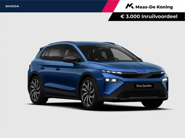 Škoda Elroq Sportline 85 | 21'' Lichtmetalen Velgen | Trekhaak Wegklapbaar | Business Upgrade Plus |...