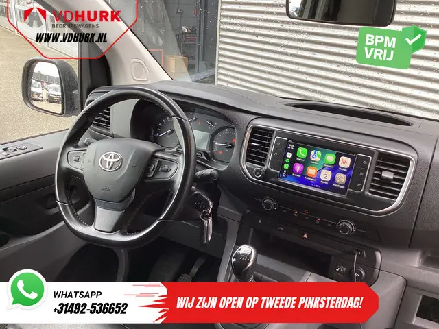 Toyota PROACE Worker 2.0 145 pk L3 Standkachel/ Stoelverw/ Carplay/ Camera/ PDC/ Cruise/ Trekhaak/ A...