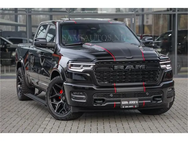 Dodge RAM LIMITED 5.7 V8 HEMI | €79950,- excl excl | MAXIMAAL UITGERUST | DUBBELE CABINE | 5 PERSOON...