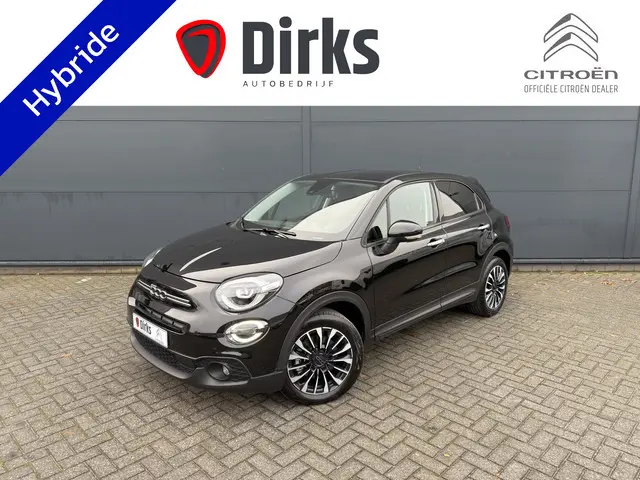 Fiat 500 X 130pk Hybrid (Camera - LED - Automatische Airco - Parkeersensoren V+A - Navigatie via App...