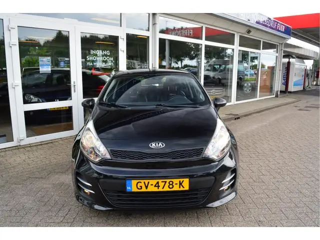 Kia Rio 1.2 85PK CVVT ComfortLine Plus Black | Leder / Alcantara | Cruise | Orig. NL | NAP |
