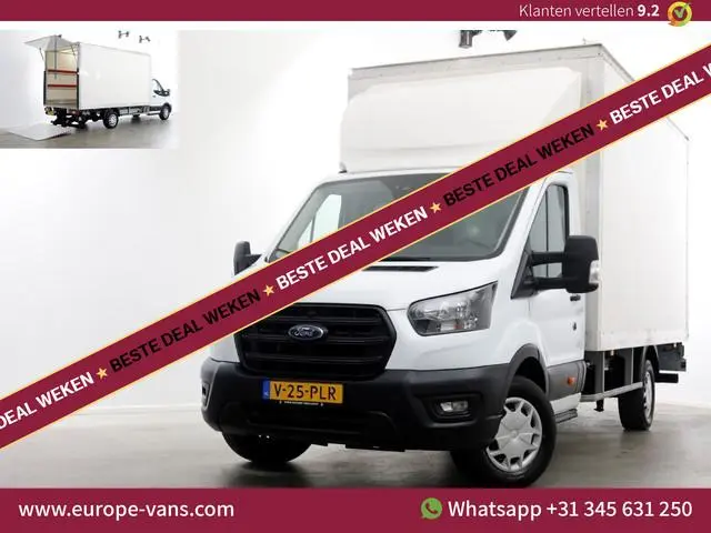 Ford Transit 350 2.0 TDCI 130pk Trend Bakwagen met laadklep 1.005kg laadvermogen 11-2023