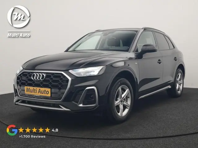 Audi Q5 55 TFSI e S Line PHEV 367pk Dealer O.H. | Alcantara Sportstoelen Massage & Verwarmd | 360 Ca...