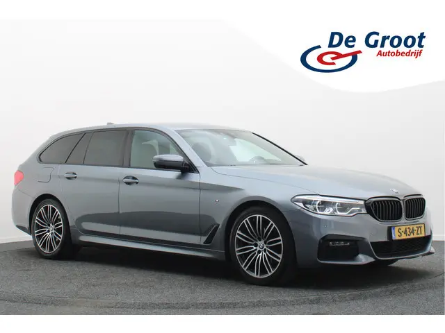 BMW 5-serie Touring 520i High Executive Climate, Camera, Cruise, Navigatie, Bluetooth, Sportstoelen,...