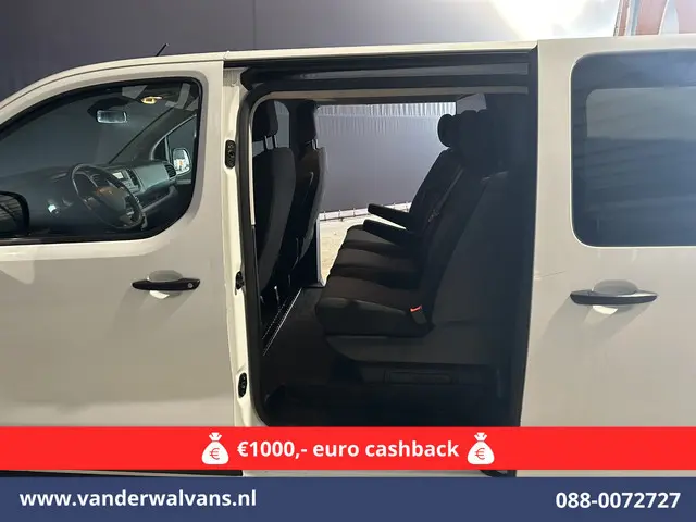 Peugeot Expert 2.0 BlueHDI 123pk L3H1 Dubbele Cabine Euro6 Airco | 2x zijdeur | 2500kg Trekhaak | 5-...