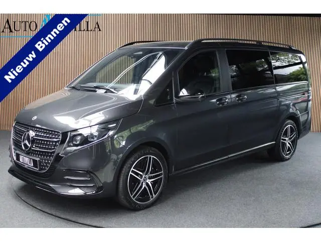 Mercedes-Benz V-klasse 300d 4-MATIC Lang DC Exclusive AMG Burmester Panorama AppleCarplay Carbon Bla...
