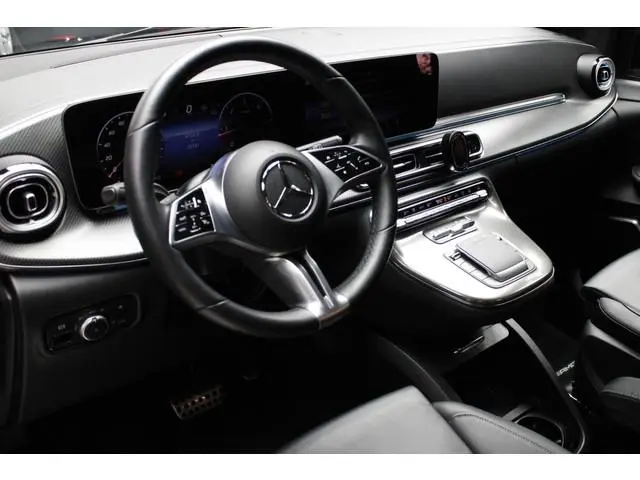 Mercedes-Benz V-klasse 300d 4-MATIC Lang DC Exclusive AMG Burmester Panorama AppleCarplay Carbon Bla...