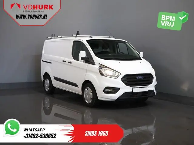 Ford Transit Custom 2.0 TDCI 130 pk Aut. 2x Schuifdeur/ Standkachel/ Stoelverw./ Airco/ Cruise/ Inri...