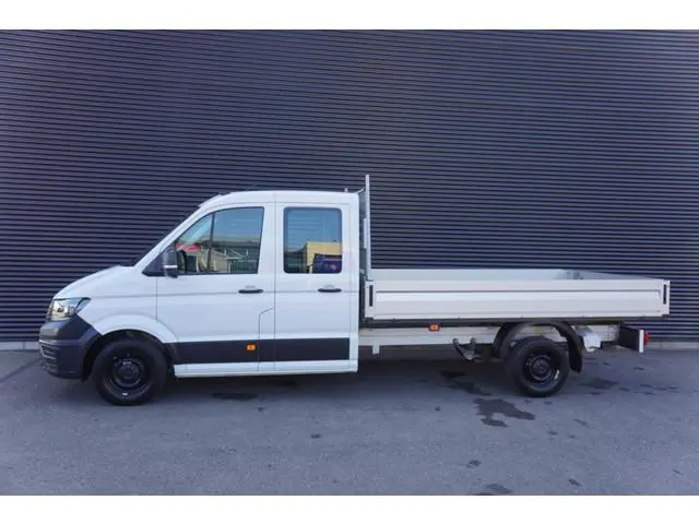 Volkswagen Crafter 140pk Facelift  L4 Dubbele cabine 7-zit Open laadbak  Trekhaak Apple carplay Park...