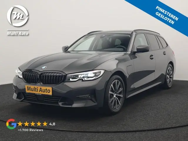 BMW 3-serie Touring 330e Sport Line PHEV 293pk Dealer O.H. DRAVITGRAU | Trekhaak Af Fabriek | Adapti...