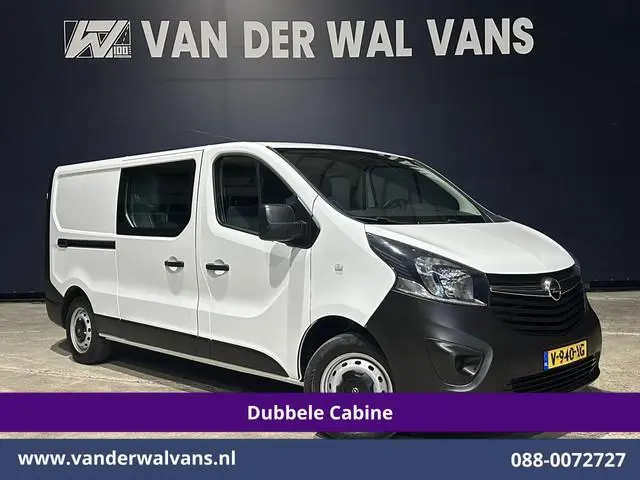 Opel Vivaro 1.6 CDTI 126pk L2H1 Dubbele Cabine Euro6 Airco | 6-Zits | LED | Cruisecontrol Trekhaak