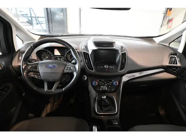 Ford Grand C-Max 1.0 Titanium Cruise control Clima Trekhaak PDC 100% Onderhouden! Inruil Mogelijk!