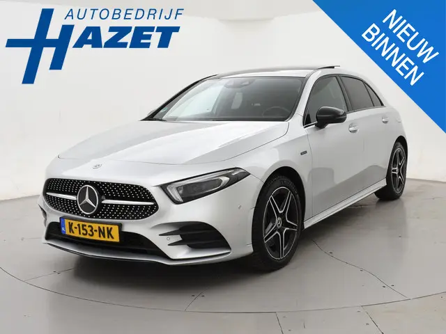 Mercedes-Benz A-klasse 250e AMG SPORT + PANORAMA | MEMORY | TREKHAAK | SFEERVERLICHTING | CAMERA | S...