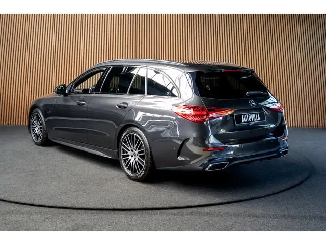 Mercedes-Benz C-klasse Estate 180 AMG Line Leer Camera Navi LED Nightpack PTS Ambient Elekt. achterk...