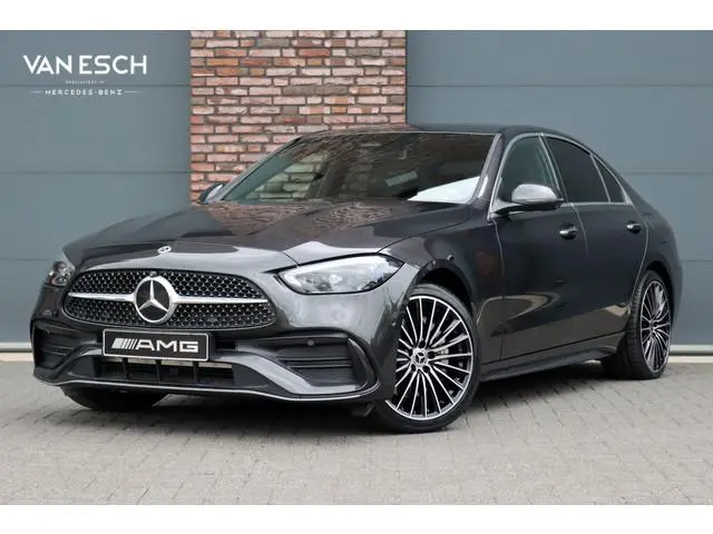 Mercedes-Benz C-klasse 300 e 4MATIC AMG Line | Massage | HUD | Memory | Leder | Keyless Go | Dodehoe...