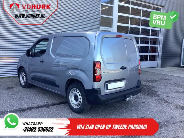 Peugeot e-Partner 50 kWh 280 km WLTP Snellader/ 3 Pers./ Standkachel/ Carplay/ Airco/ Cruise/ Navi/...