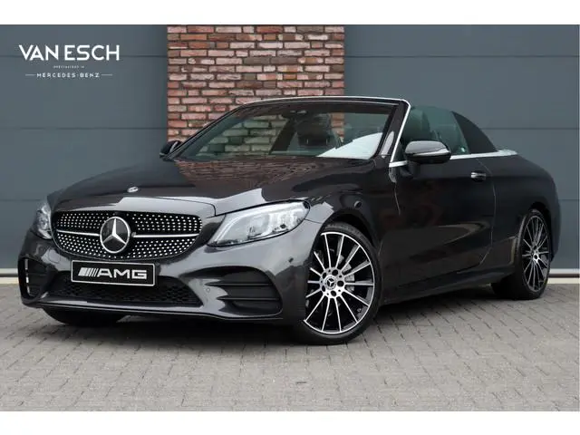 Mercedes-Benz C-klasse Cabrio 220 d AMG Line | Airscarf | Burmester | Surround Camera | Leder | Keyl...