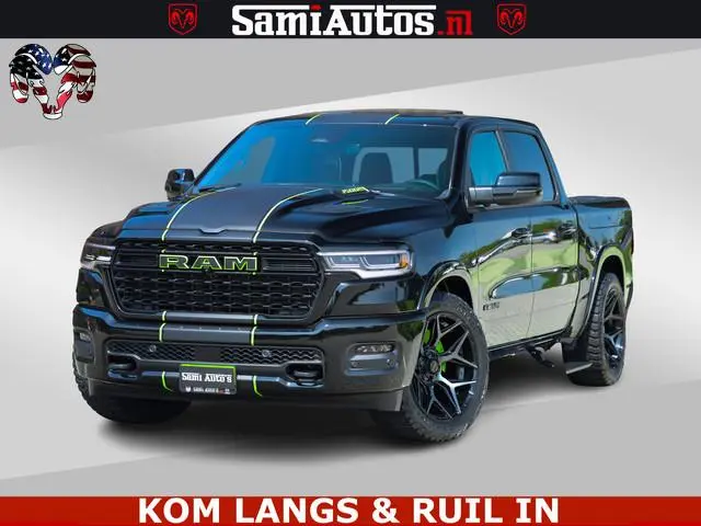 Dodge RAM Limited Night High Output 540HP 706Nm | Massage + Full Option | De Meest Luxe en Volle Pic...