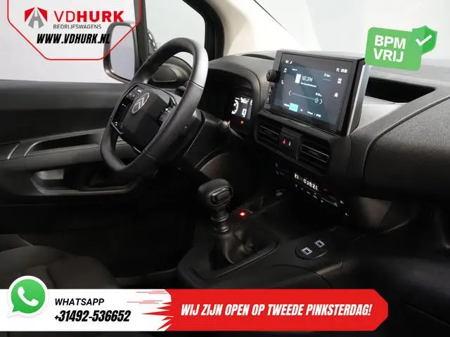 Peugeot Partner (Citroen Berlingo) 1.5 HDi 100 pk L2 Carplay/ Stoelverw./ 3Pers./ Virtual Cockpit/ C...
