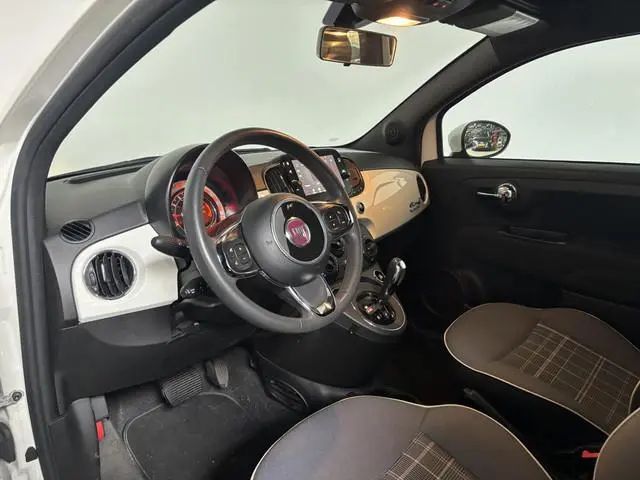 Fiat 500 C 1.2 Automaat Lounge Cruise Control Navigatie Airco Parkeersensoren Achter Lichtmetalen Ve...