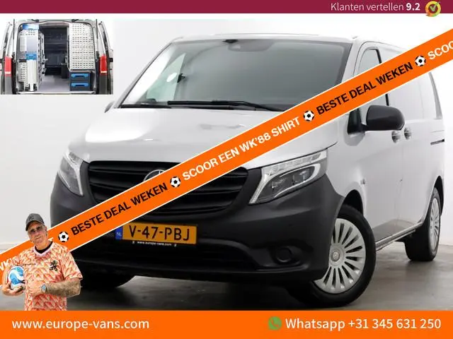 Mercedes-Benz Vito 114 CDI 136pk Compact 9G Automaat 2x Schuifdeur/LED/Camera/Inrichting 11-2022