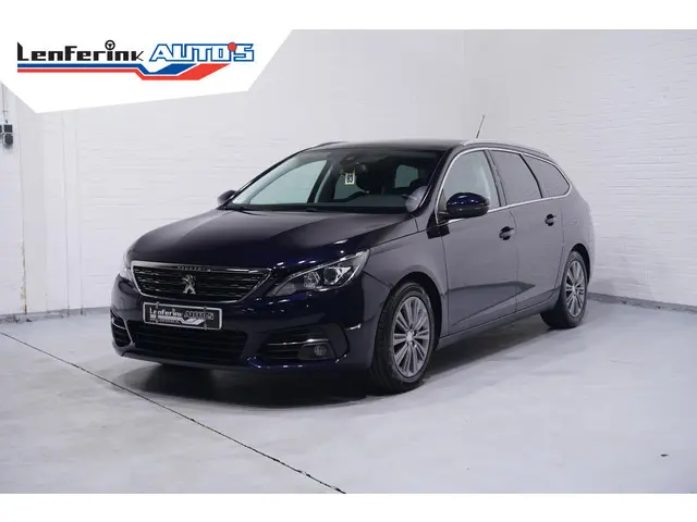 Peugeot 308 SW 1.2 PureTech Blue Lease Premium NAP Navi Clima Panodak Camera Leder/stof