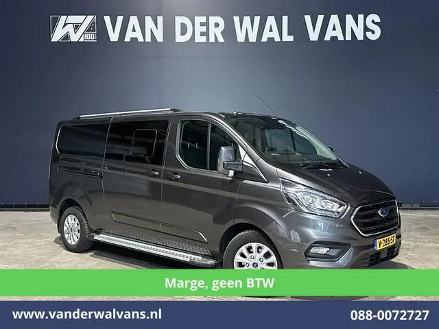 Ford Transit Custom 2.0 TDCI **MARGE, Geen BTW** 170pk L2H1 Dubbele Cabine Euro6 Airco | 5-Zits | 2x...