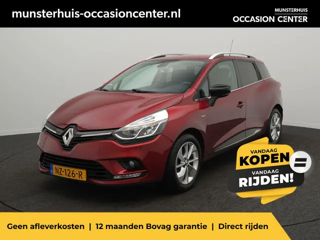 Renault Clio Estate TCe 120 Limited - RIJKLAARPRIJS - 120 PK - 4 cilinder motor - Cruise Control - D...