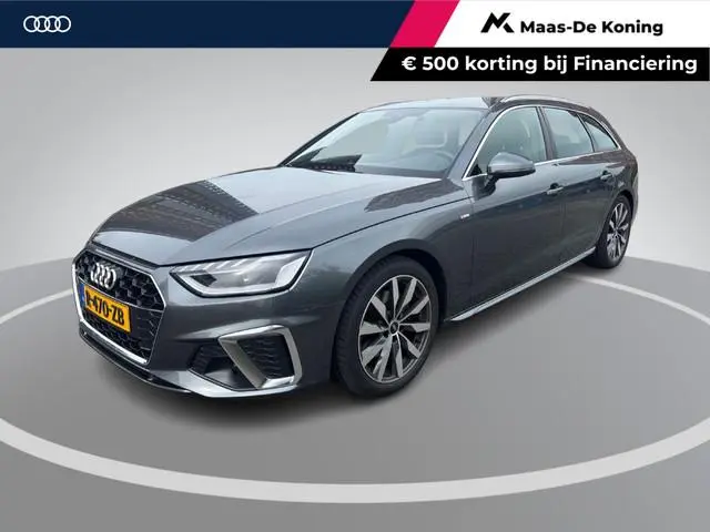 Audi A4 Avant 35 TFSI 150pk S edition · Apple/Android Car Play · Camera · Afgevlakt sportstuur · Vir...