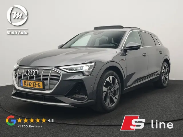 Audi e-tron 50 Quattro 2x S Line 313pk Dealer O.H INCL BTW | Luchtvering | Panodak | Head Up | Adapt...