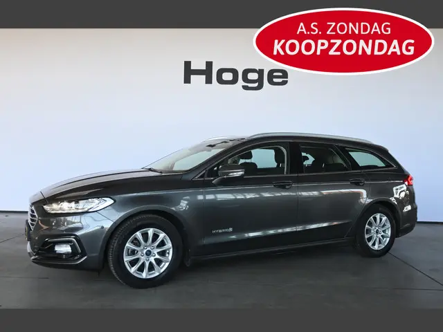 Ford Mondeo Wagon 2.0 IVCT HEV Titanium Airco Navigatie Cruise control PDC Stoelverwarming 100% Onderhouden! Inruil Mogelijk!