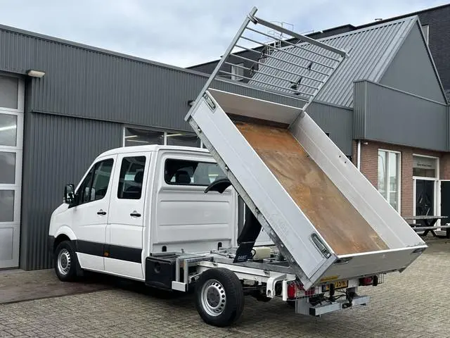 Volkswagen Crafter 35 2.0 TDI DC 3500kg trekgewicht Kipper Airco Cruise controle 6 persoons Euro 5 D...