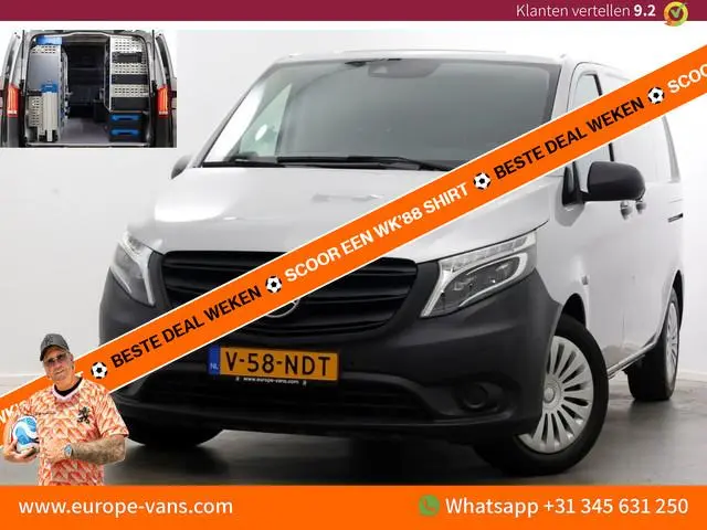 Mercedes-Benz Vito 114 CDI 136pk Compact 9G Automaat 2x Schuifdeur/LED/Camera/Navi/Inrichting 05-202...