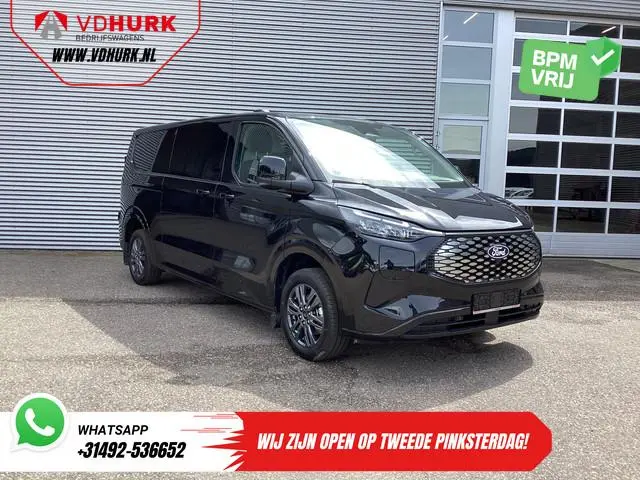 Ford E-Transit Custom 71 kWh 218 pk 340 km WLTP L2 Limited Garantie t/m 2028/ 2x Elek.Schuif/ 2.3t T...