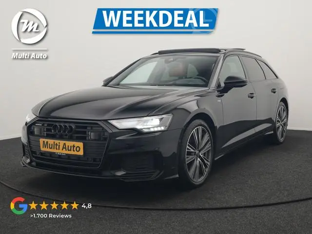 Audi A6 Avant 50 TFSI e Quattro S Line PHEV 300pk Dealer O.H. | Panodak | Adaptive Cruise | Head Up...