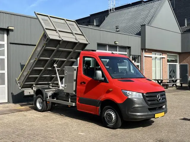 Mercedes-Benz Sprinter 514 2.2 CDI Kipper Airco Trekhaak 3500kg trekgewicht Telefoonverbinding 3-Per...