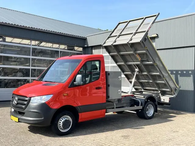 Mercedes-Benz Sprinter 514 2.2 CDI Kipper Airco Trekhaak 3500kg trekgewicht Telefoonverbinding 3-Per...