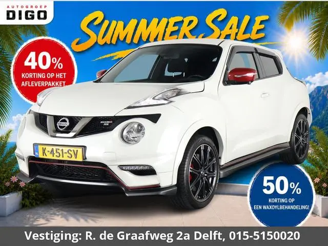 Nissan Juke 1.6 DIG-T All Mode Nismo RS | 360° Camera | Navigatie | 4X4